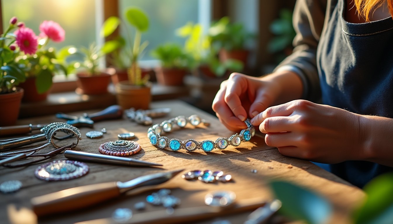 L’art de la création : des bracelets faits main uniques