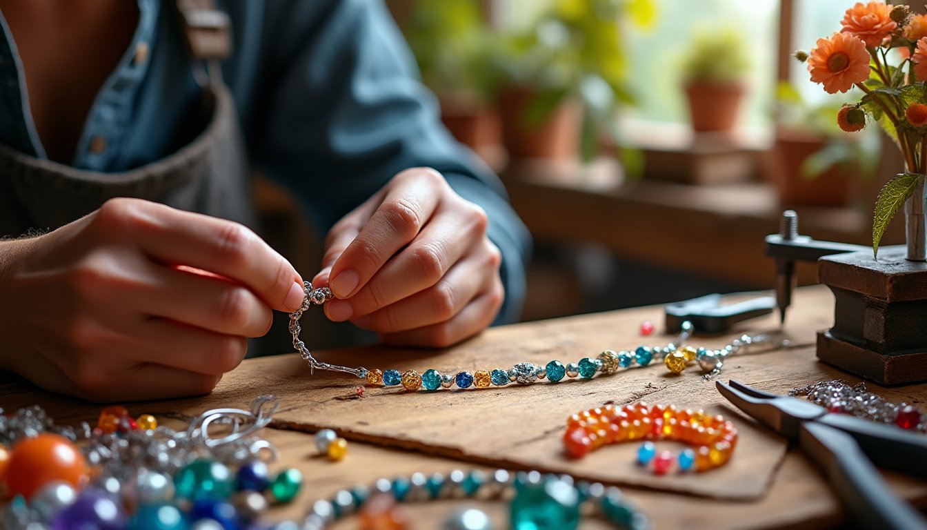 découvrez l'univers fascinant de l'artisanat avec nos bracelets faits main uniques. chaque pièce raconte une histoire et reflète une créativité sans limites, idéale pour exprimer votre style personnel. explorez notre collection et trouvez le bracelet qui vous ressemble!