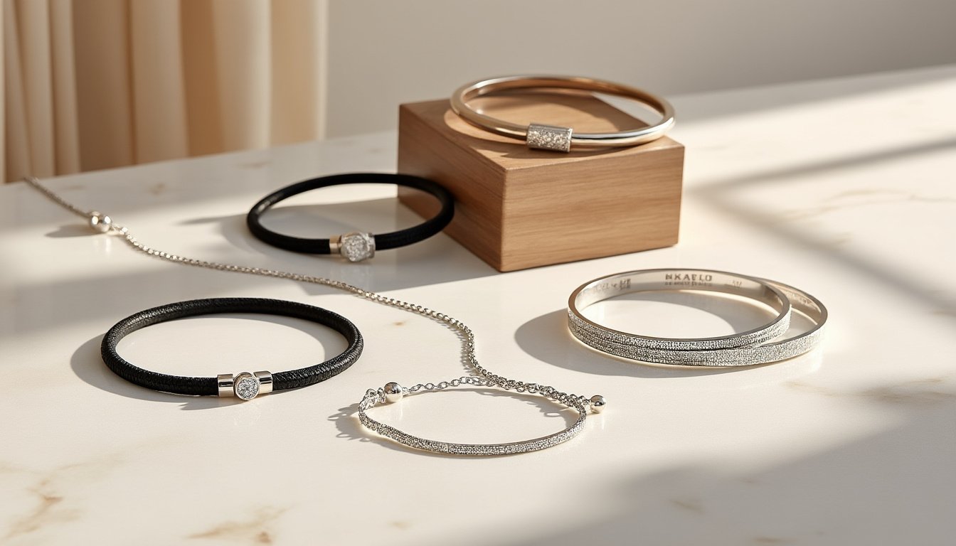 découvrez l'élégance discrète des bracelets minimalistes, une fusion parfaite entre simplicité et sophistication. idéaux pour sublimer toutes vos tenues, ces accessoires raffinés ajoutent une touche de style tout en restant subtils. explorez notre collection pour trouver le bracelet qui vous ressemble.