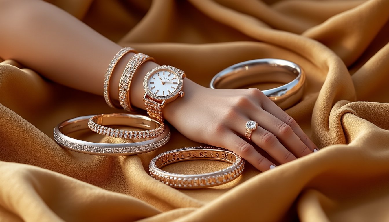 découvrez notre collection de bracelets pour femme, une véritable touche d'élégance qui s'invite à votre poignet. que ce soit pour une occasion spéciale ou pour embellir votre look quotidien, nos bijoux raffinés scintillent de style et de sophistication. explorez des designs variés qui s’adaptent à toutes vos envies.