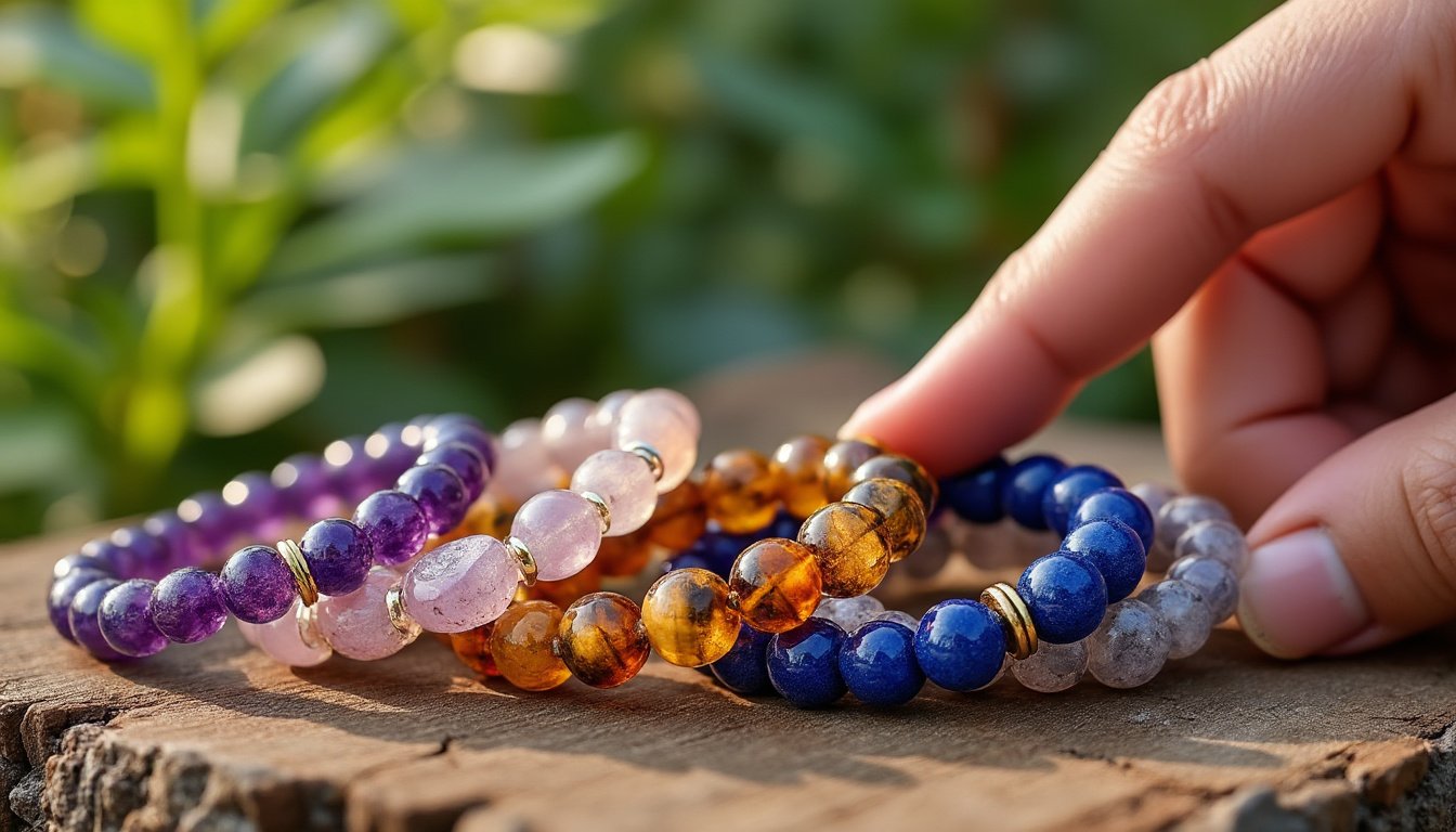 découvrez nos bracelets en pierres naturelles, alliant style et éthique. élégants et tendance, ces accessoires uniques sublimeront votre look tout en respectant l'environnement. optez pour un choix conscient et élégant avec nos créations en pierres naturelles.