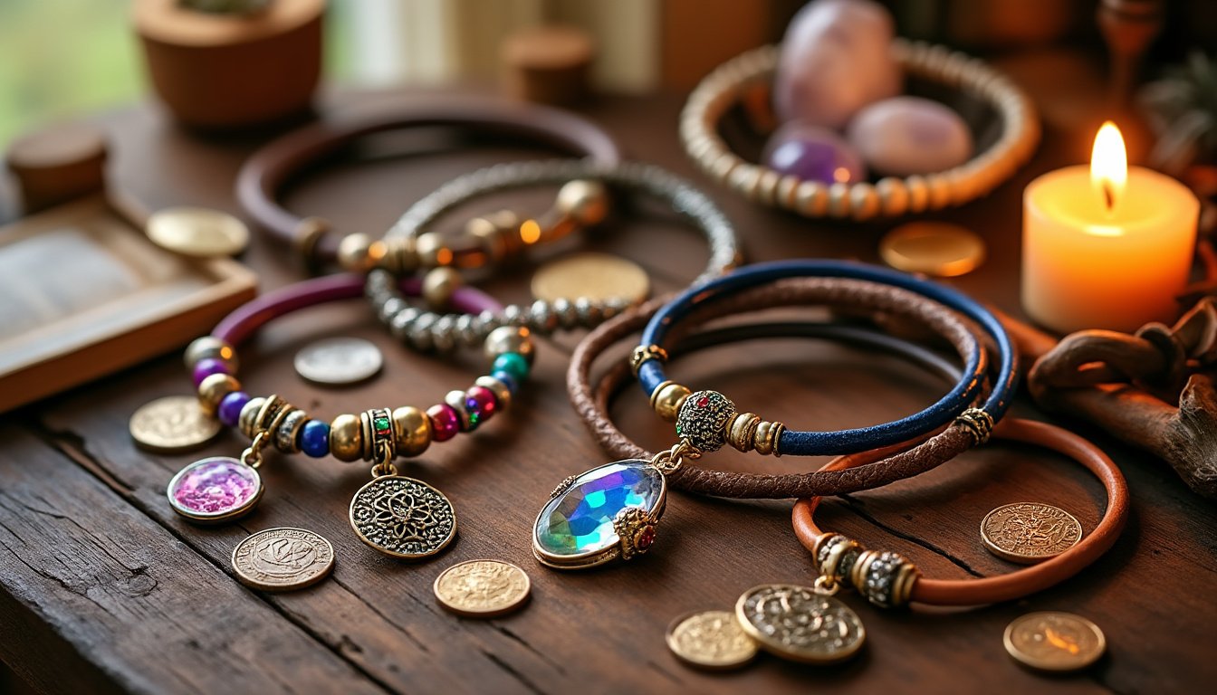 découvrez l'univers magique des bracelets porte-bonheur, des accessoires stylés qui allient mode et spiritualité. offrez-vous ou offrez à vos proches un compagnon de chance, à portée de main, pour attirer des ondes positives au quotidien.